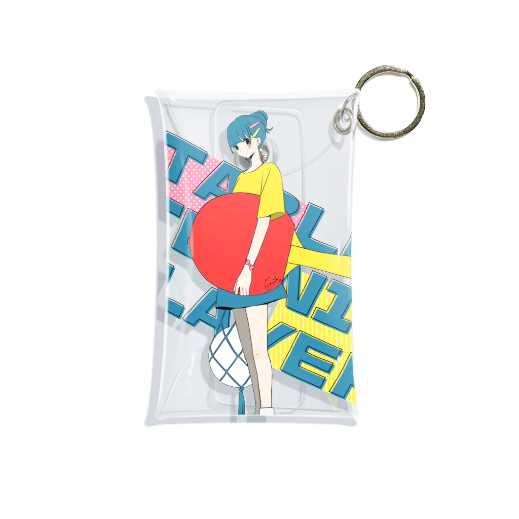 m_matsurikaのTable tennis player Mini Clear Multipurpose Case