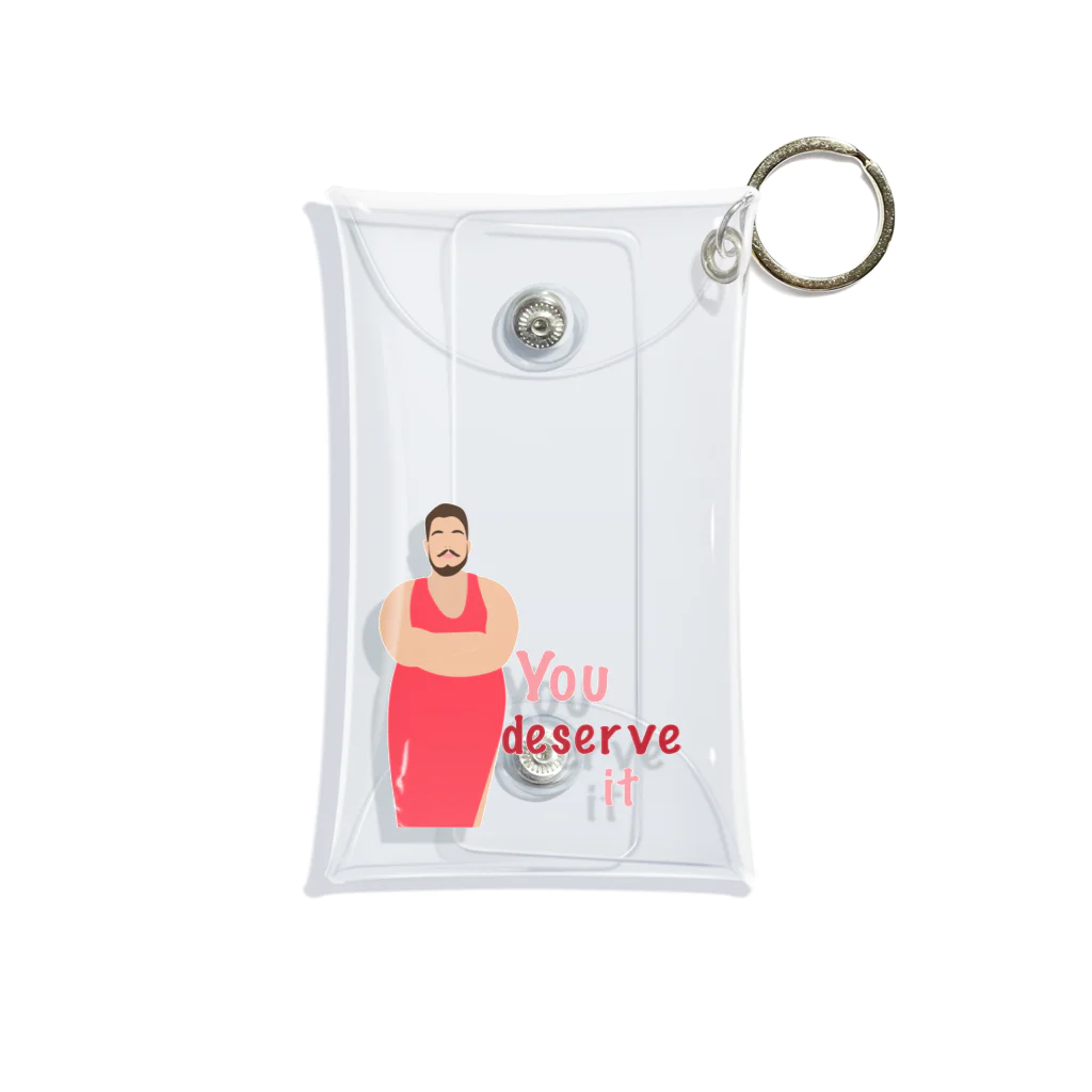 RainbowTokyoのYou deserve it Mini Clear Multipurpose Case