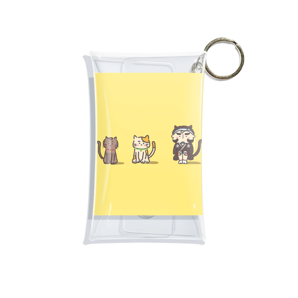 田町yaccosan dayoのyaccosan 猫の日 Mini Clear Multipurpose Case