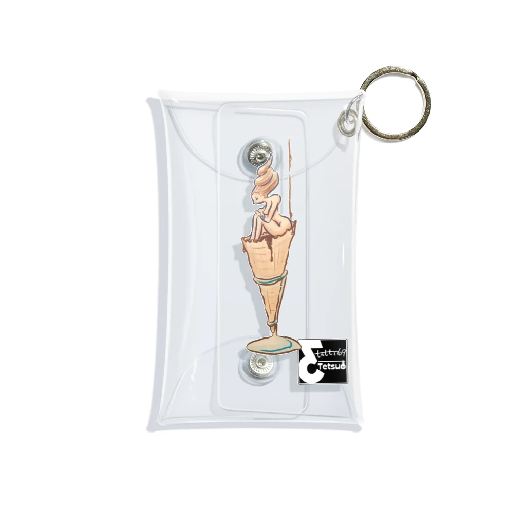 tetti69_official SHOPの儚き乙女 Mini Clear Multipurpose Case