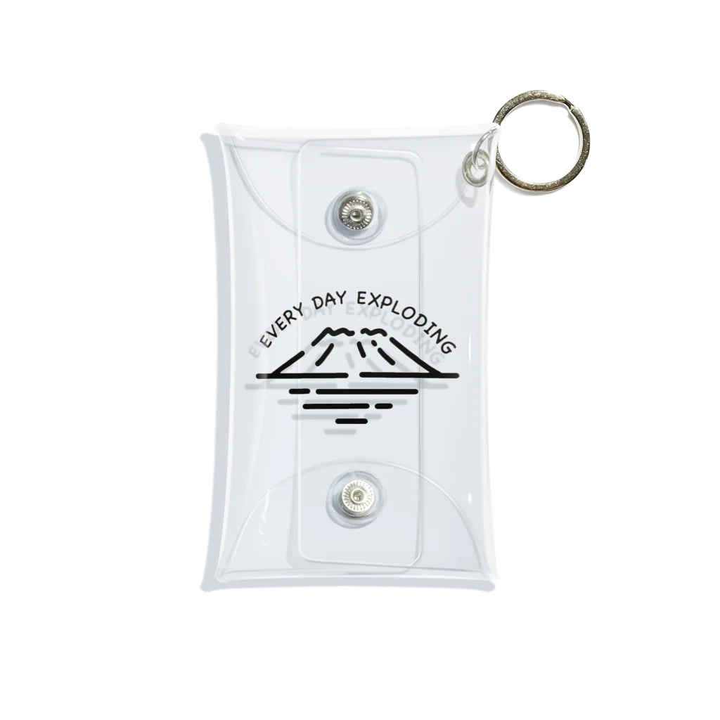 活火山のEvery day exploding Mini Clear Multipurpose Case