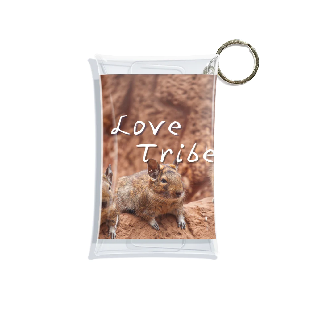 ミラくまのI LOVE Tribe Mini Clear Multipurpose Case