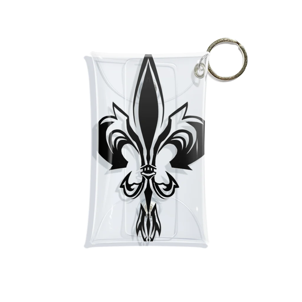 Silver Clowの⚜️fleur de lys⚜️ Mini Clear Multipurpose Case