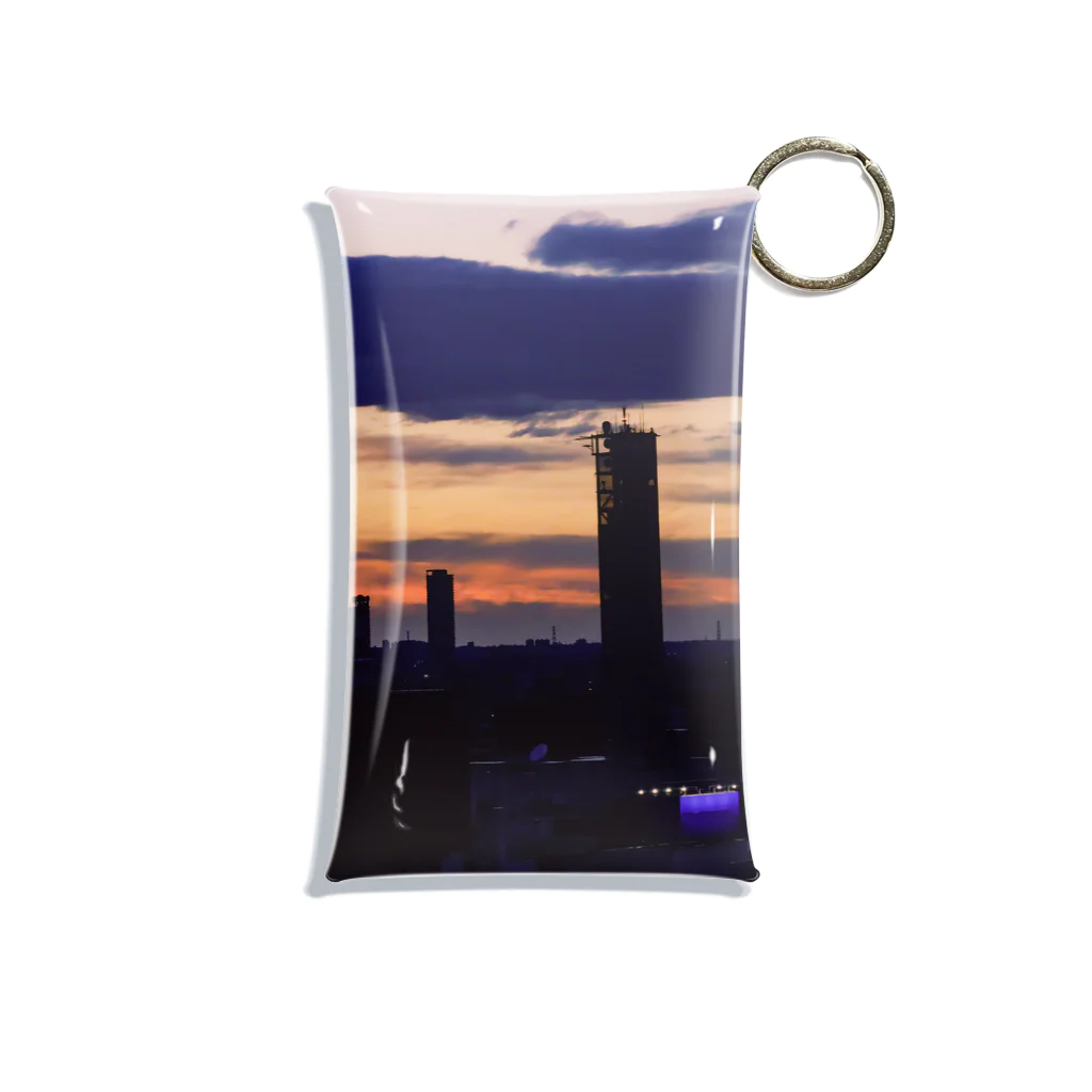 えびたろの札幌の夕日 Mini Clear Multipurpose Case