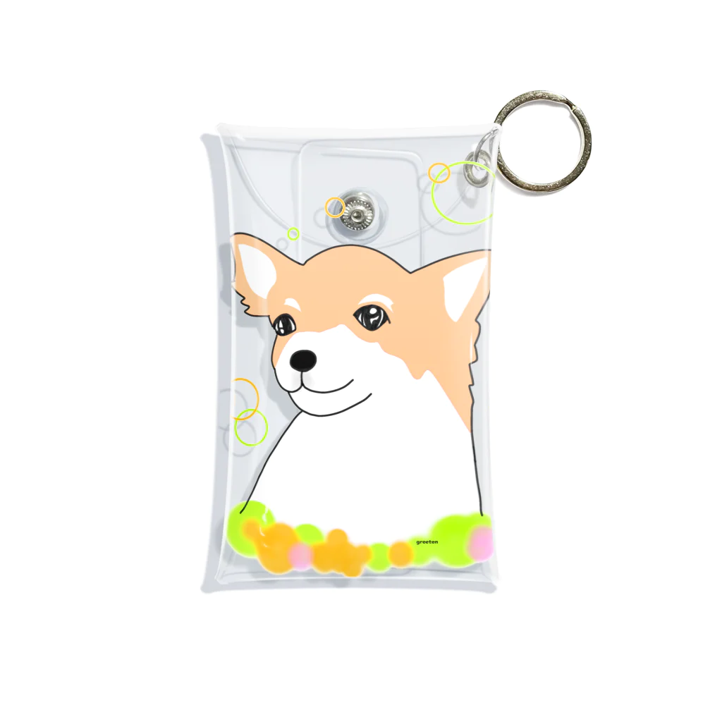 greetenのチワワ癒し犬 Mini Clear Multipurpose Case