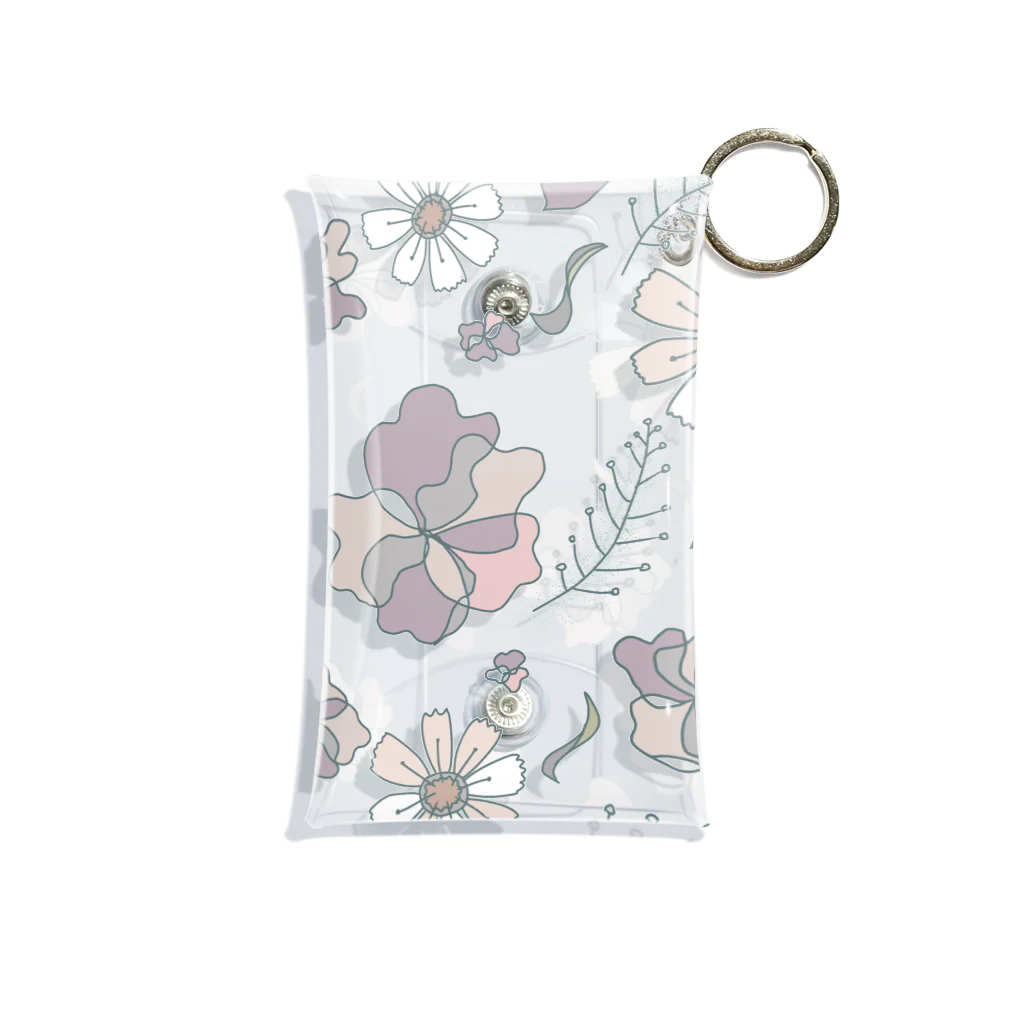 Shone-Canon の部屋の涼しげに花 Mini Clear Multipurpose Case