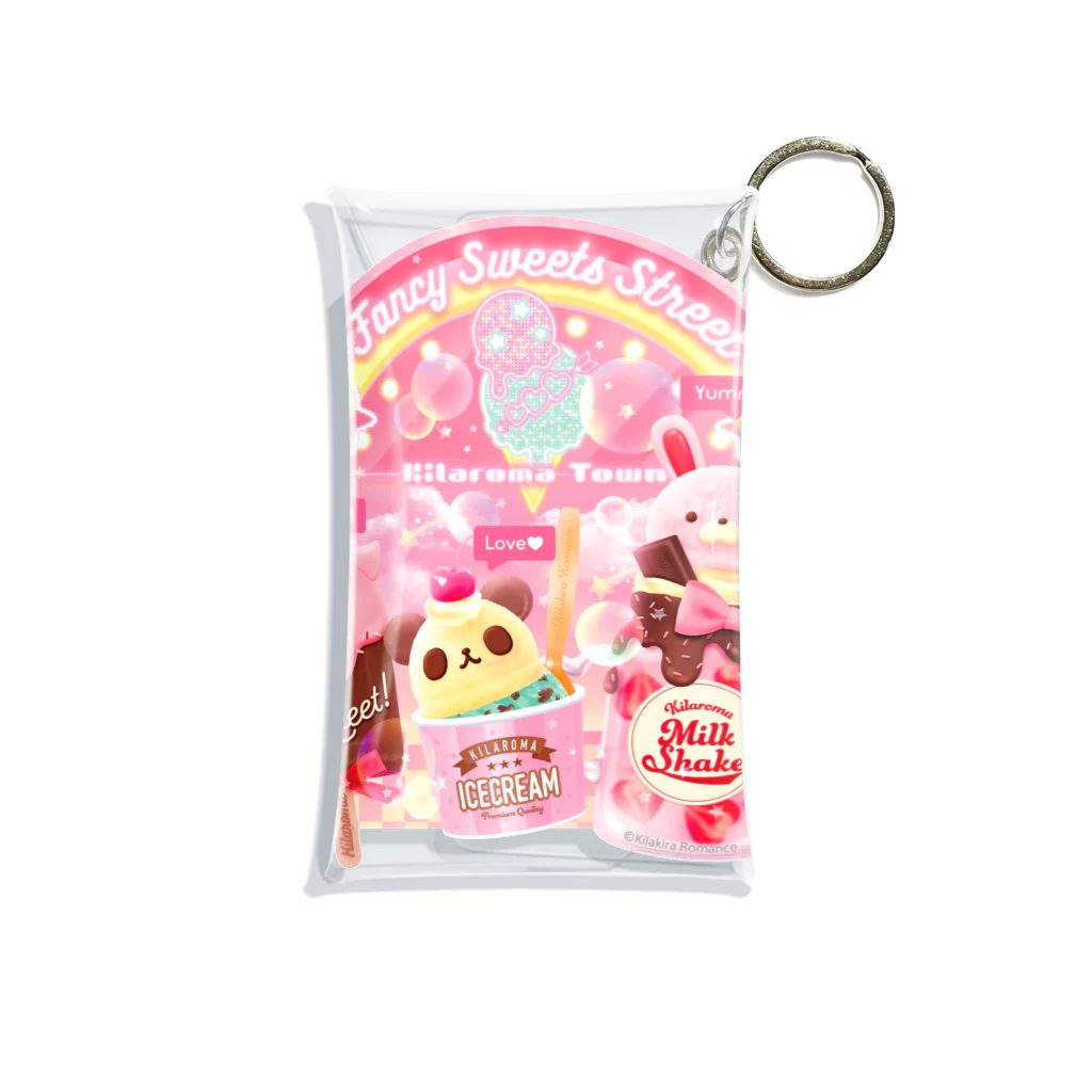 キラロマのFancy Sweets Street No.01 Mini Clear Multipurpose Case