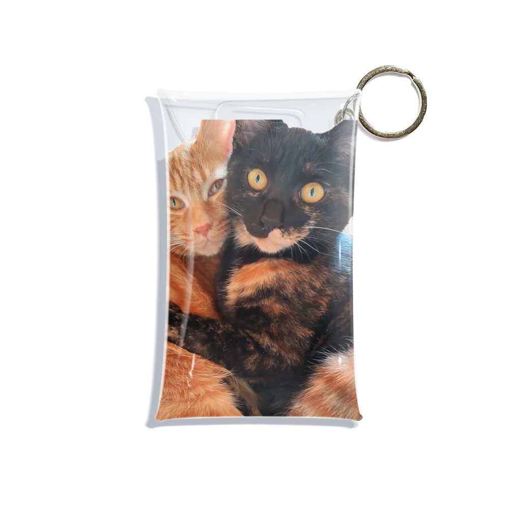 結社黒猫の猫LOVE Mini Clear Multipurpose Case