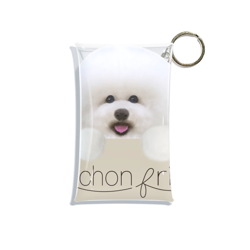 hummingbirdのビションフリーゼ　bichon frise  Mini Clear Multipurpose Case