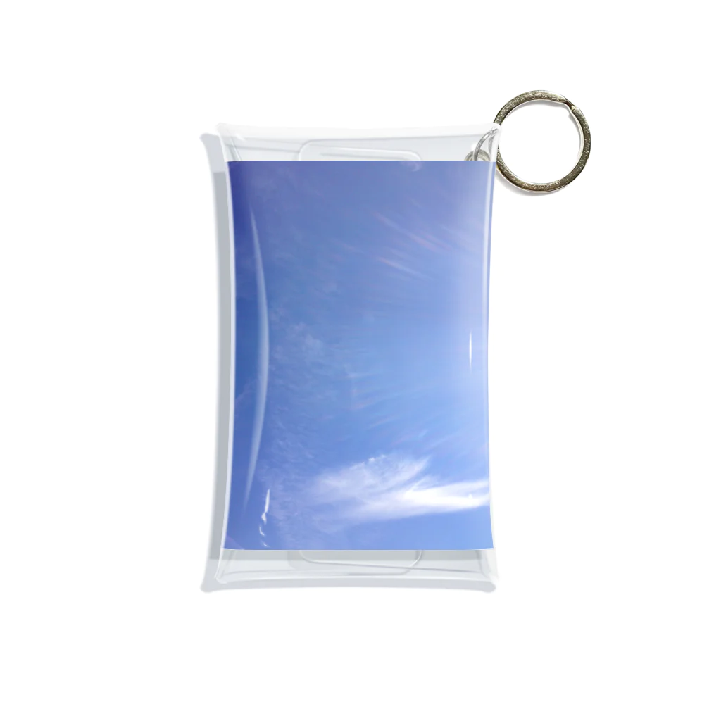 たばすこあまがえるのJumping Whale【空のことば】 Mini Clear Multipurpose Case