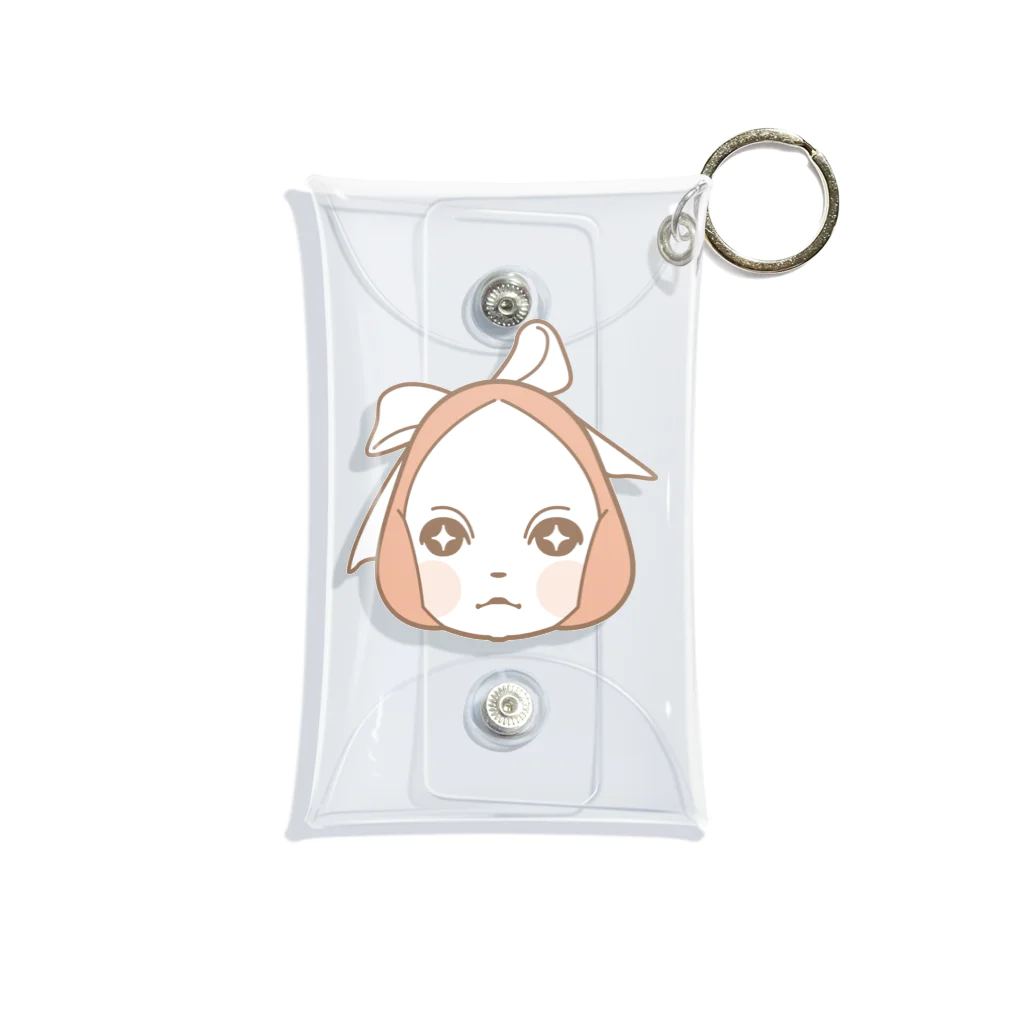 たいにぃ・ふれんずのタイニィちゃん（おかおだけ） Mini Clear Multipurpose Case