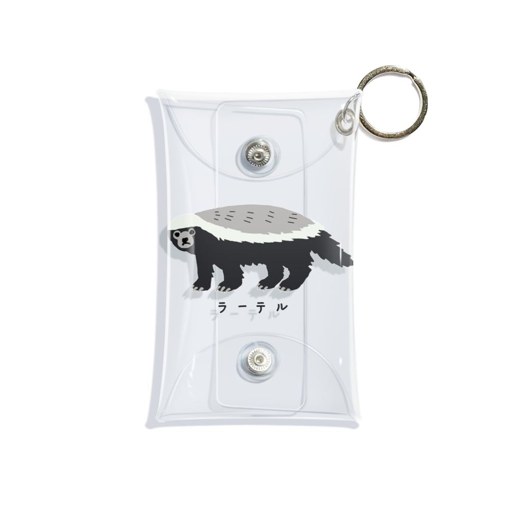 すとろべりーガムFactoryの最強動物 ラーテル no.3 Mini Clear Multipurpose Case