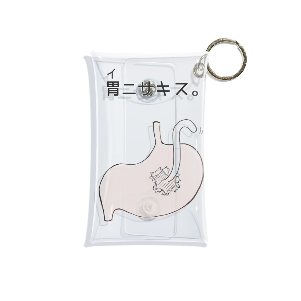 amemugi（あめむぎ）の胃ニサキス。 Mini Clear Multipurpose Case