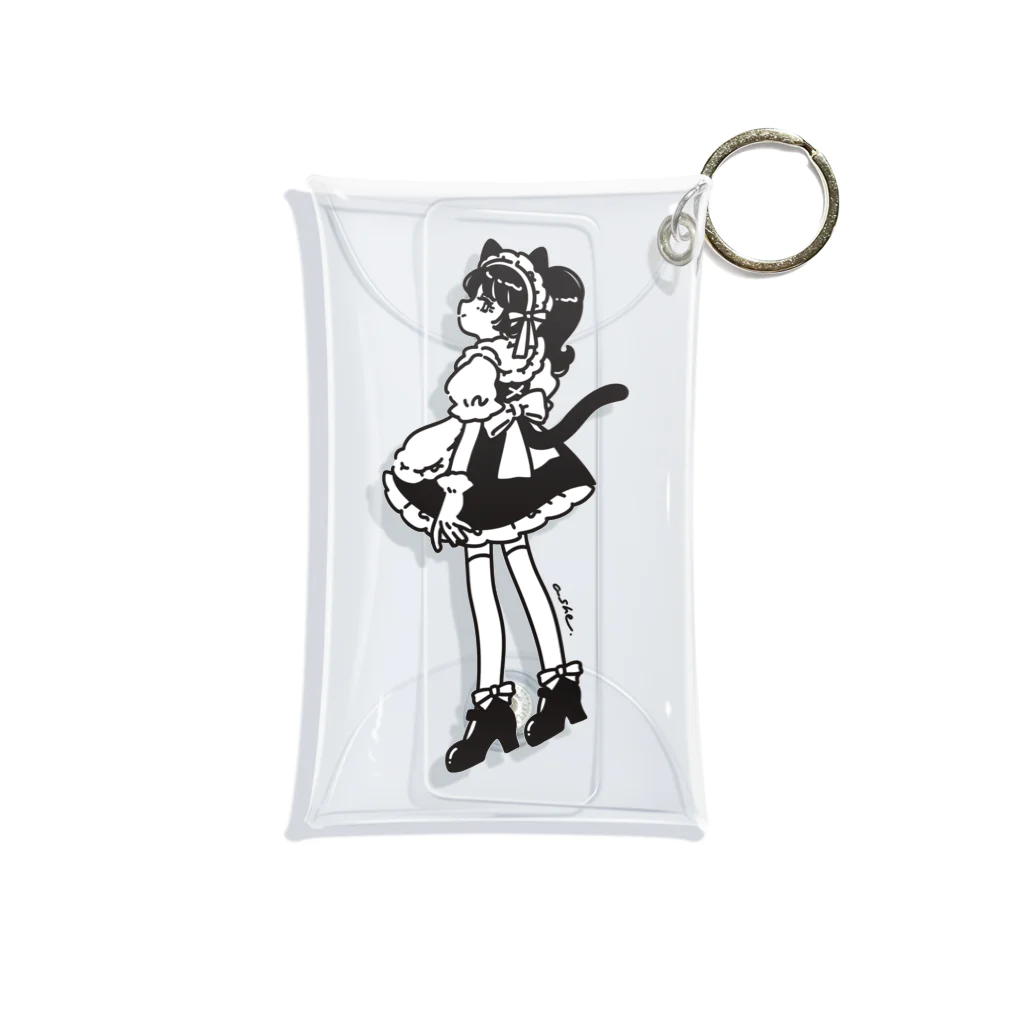 𝙖𝙨𝙝𝙚  -shop-のねこめいど ^._.^੭ Mini Clear Multipurpose Case