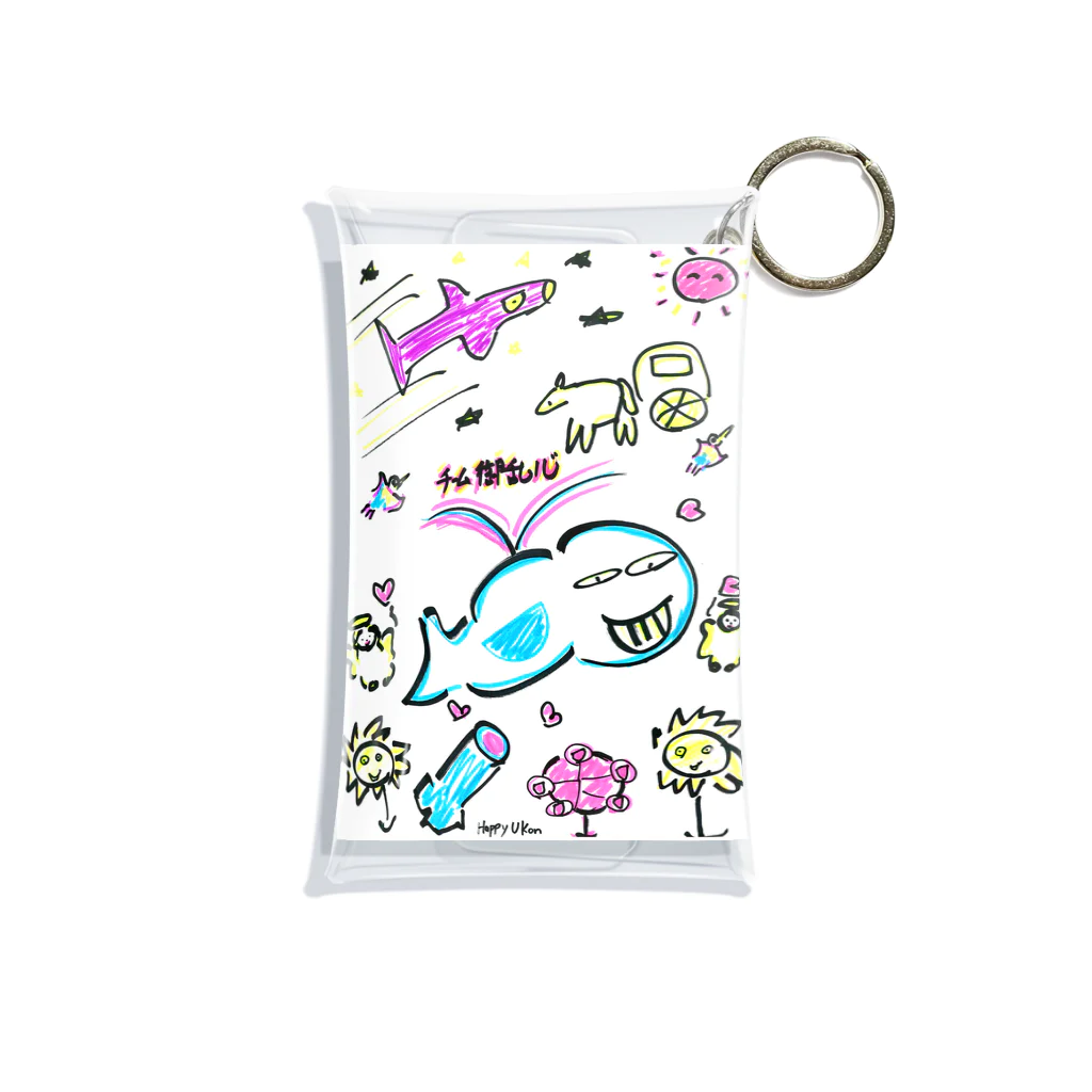 右近の御乱心ＳＨＯＰのみんなの魔法のランプグッズ Mini Clear Multipurpose Case