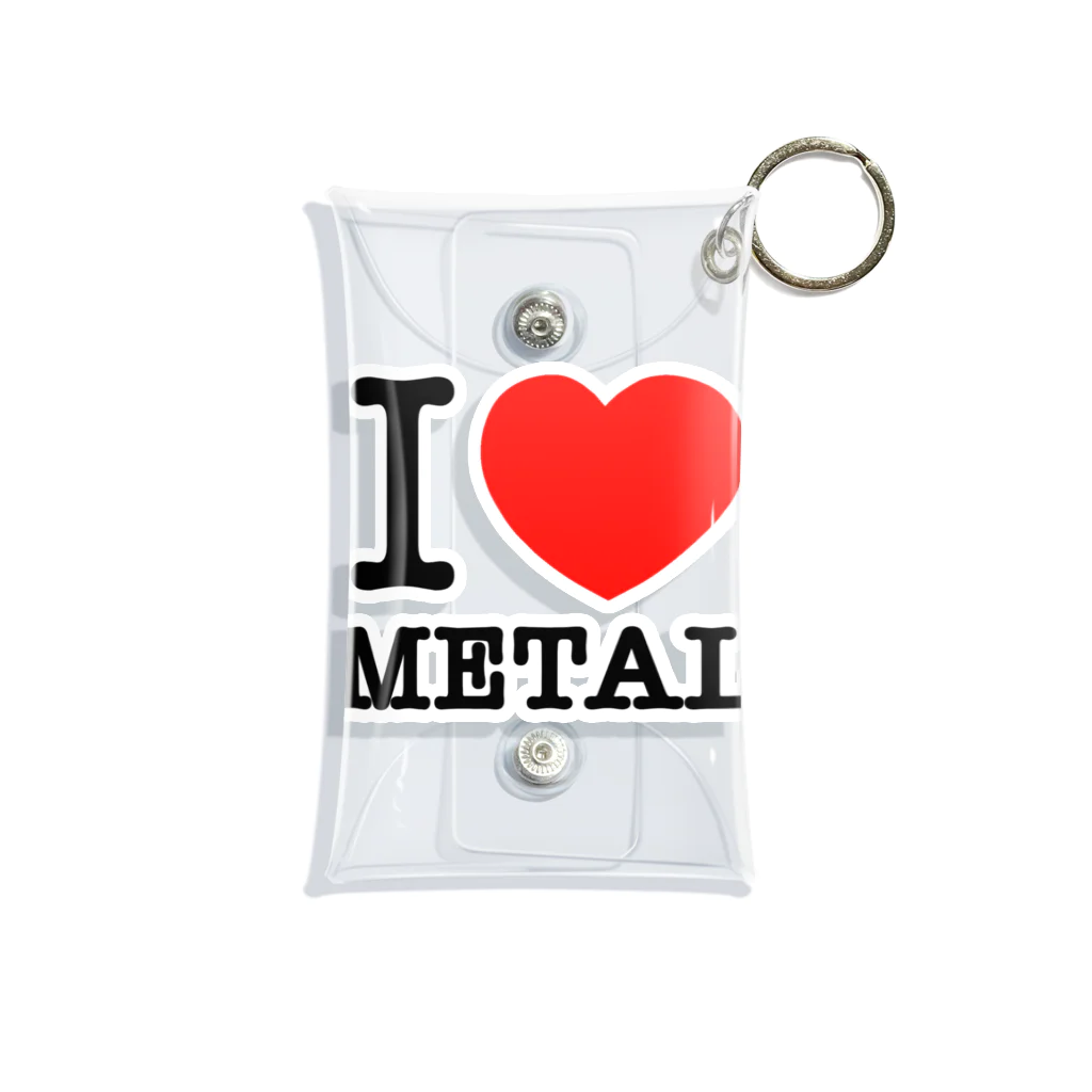 HachijuhachiのI LOVE METAL ミニクリアマルチケース