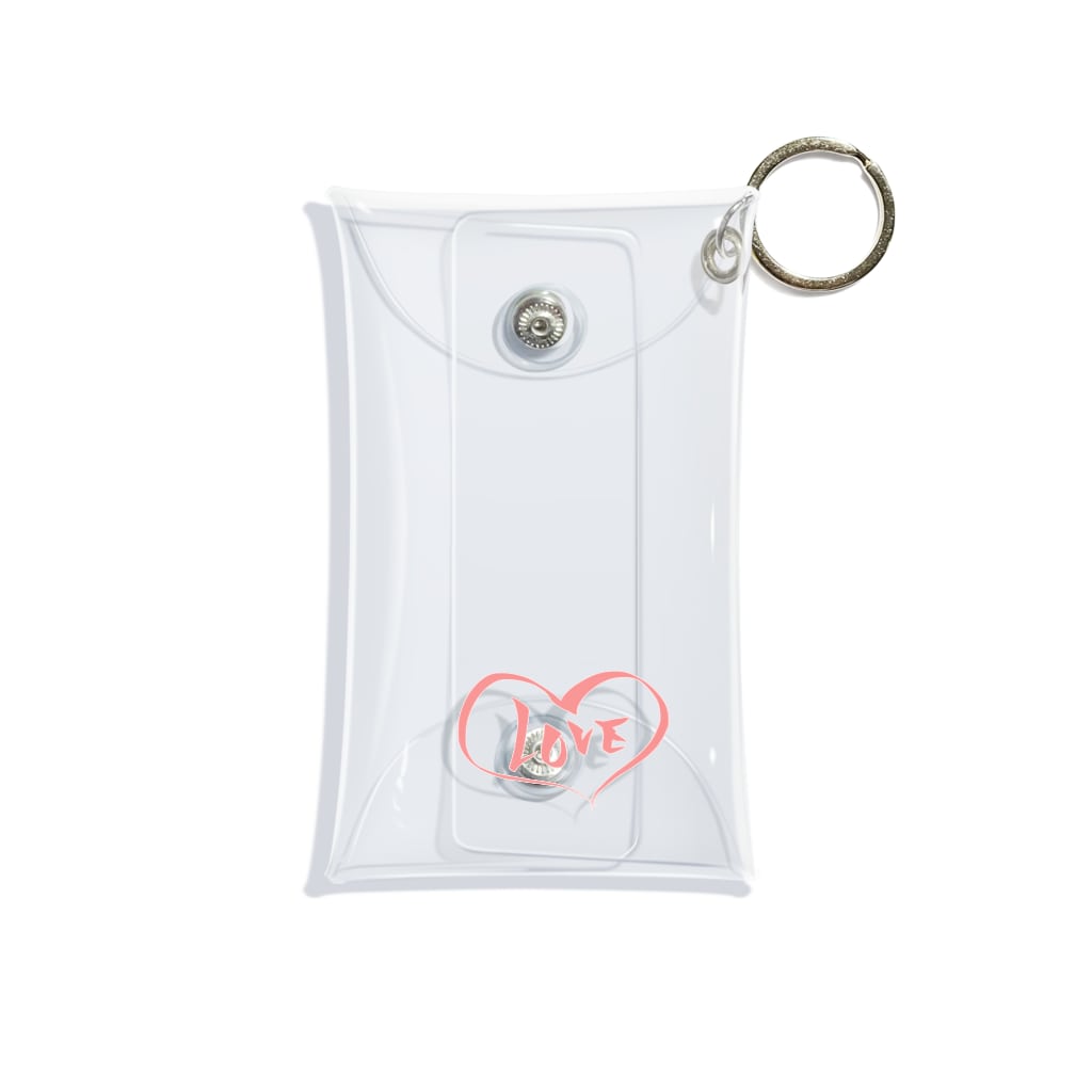 mooのLOVE Mini Clear Multipurpose Case