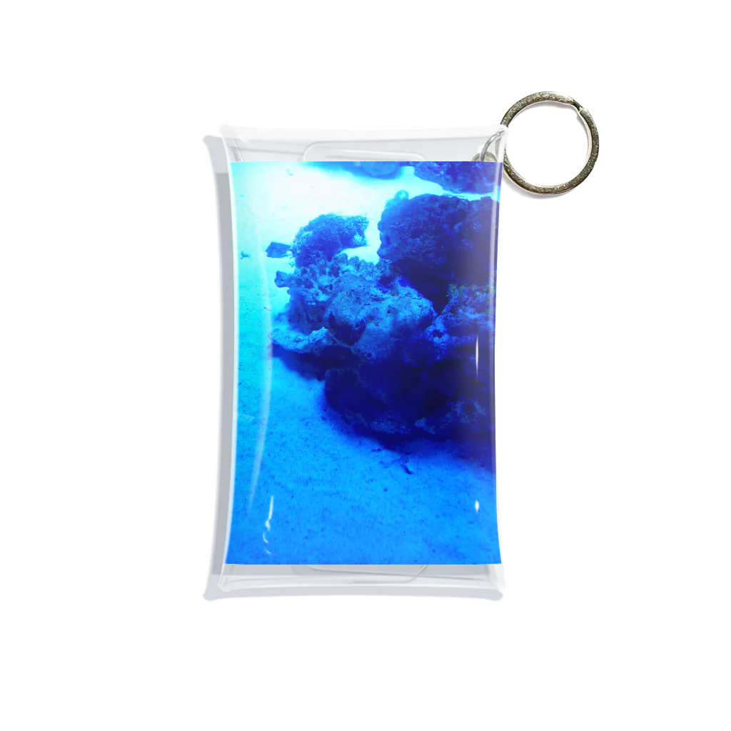 aome_no_pierrotのdeep blue Mini Clear Multipurpose Case