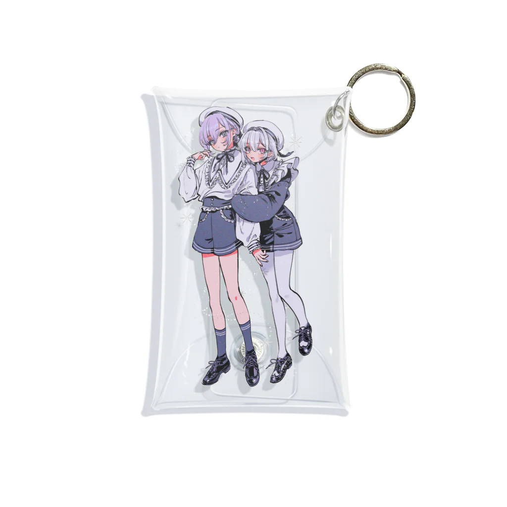 万歳寿大宴会の2023年美少年展×SUZURIコラボグッズ Mini Clear Multipurpose Case