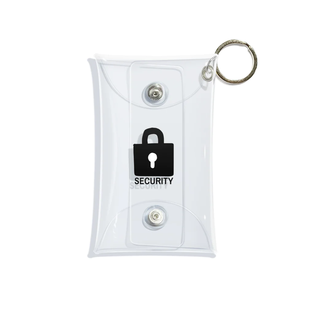 MUDA NA ICONのSECURITY Mini Clear Multipurpose Case