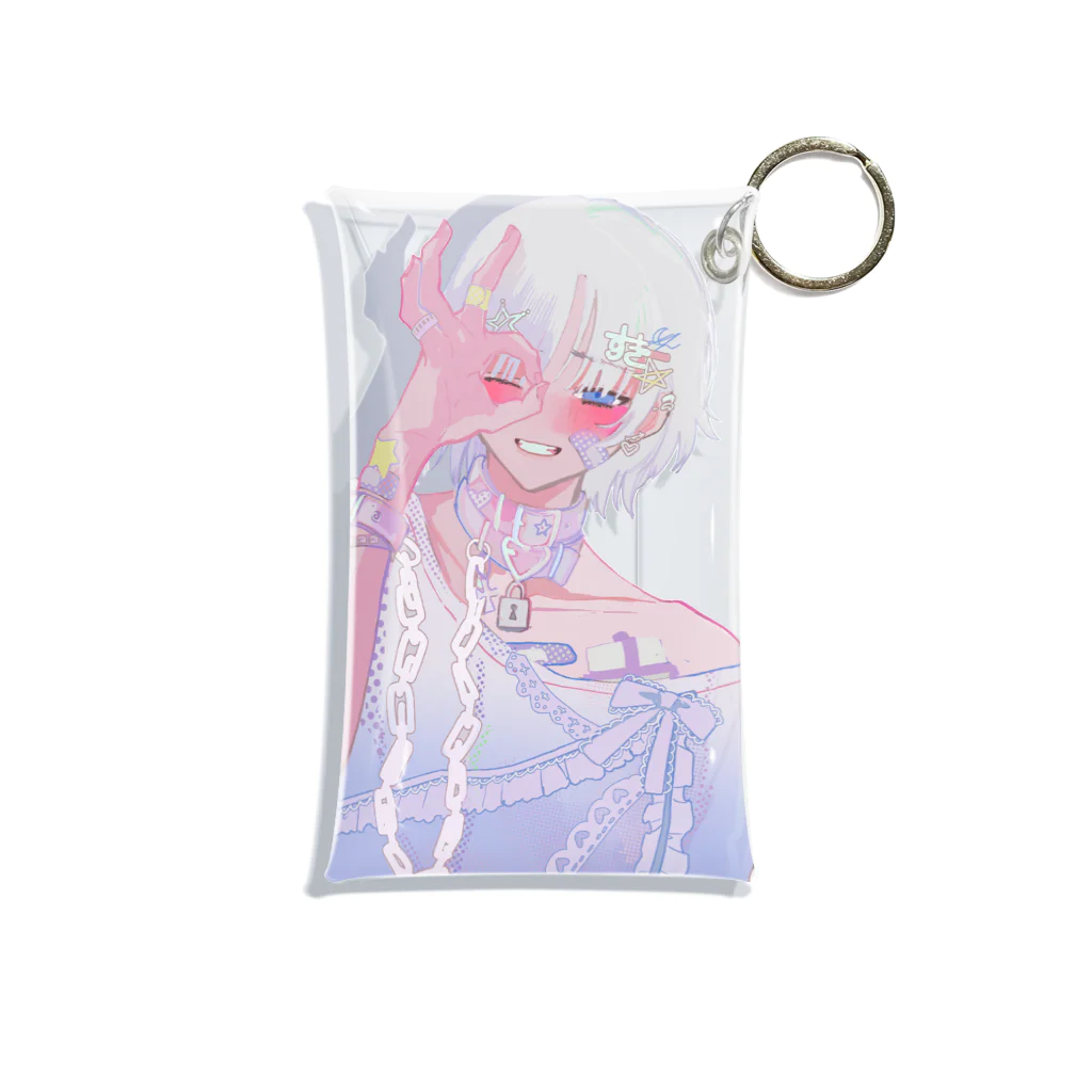 三日月ランプのおっけー男の子（2023年美少年展×SUZURIコラボ） Mini Clear Multipurpose Case