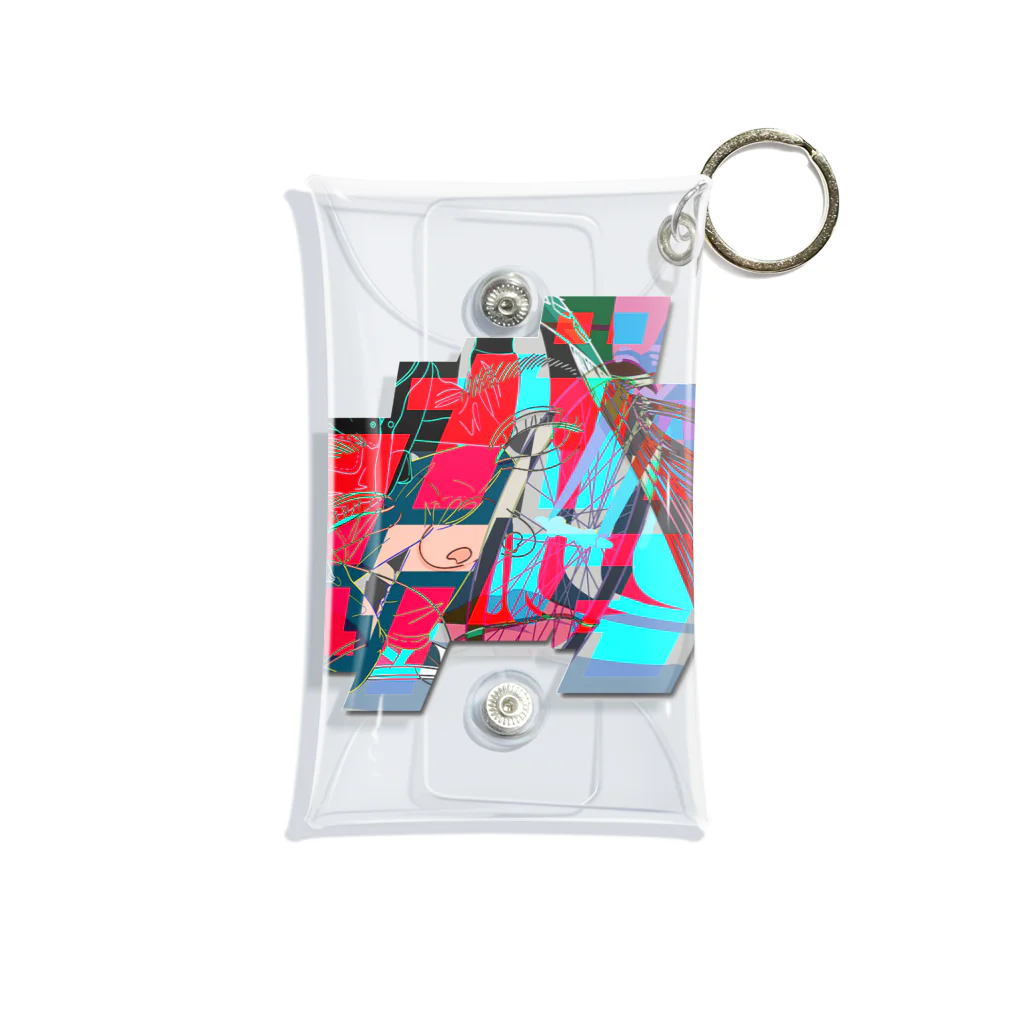 VRIGVTVSHI のアリガタシ™ Abstract Accessory Mini Clear Multipurpose Case