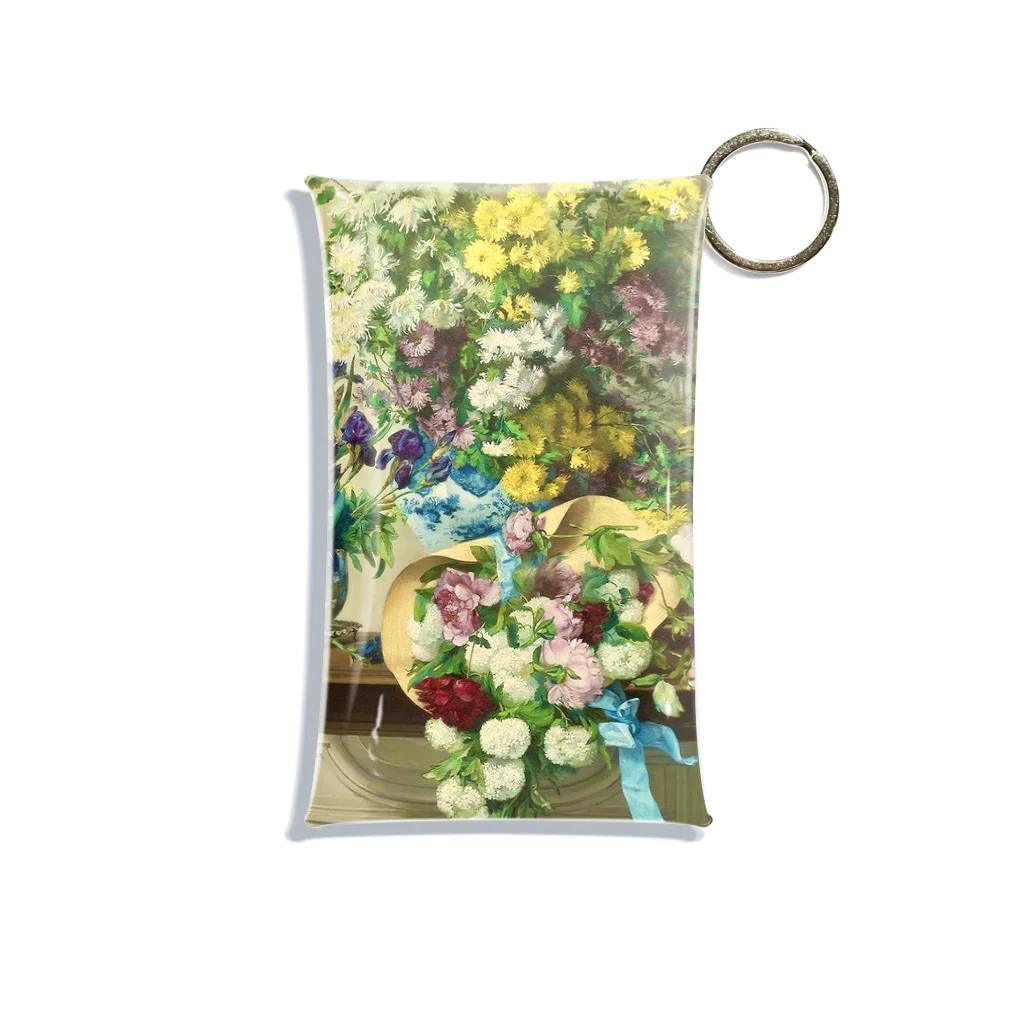 花名画アートグッズのJenny Villebesseyx 《花のある静物》 Mini Clear Multipurpose Case