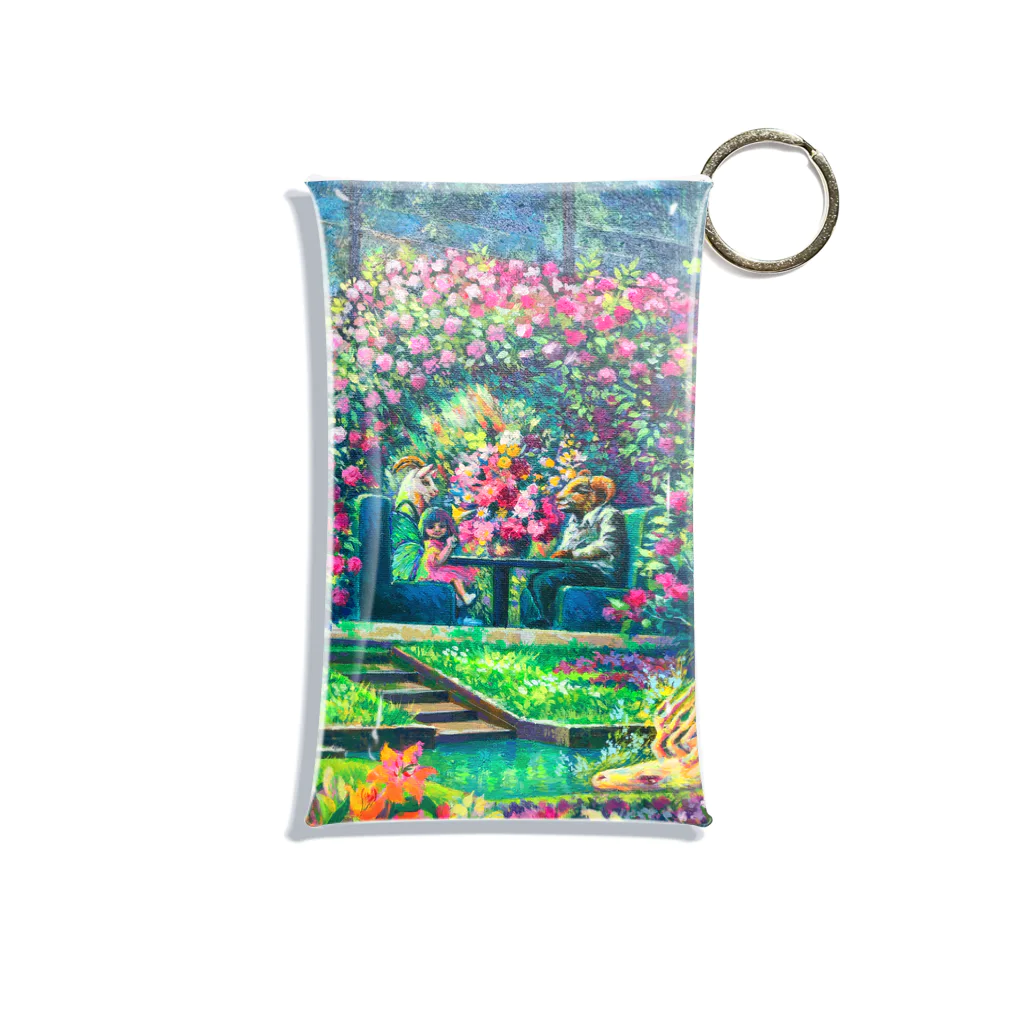 🌿Art shop Kano🌿の山羊と少女（8歳の肖像、部分） Mini Clear Multipurpose Case