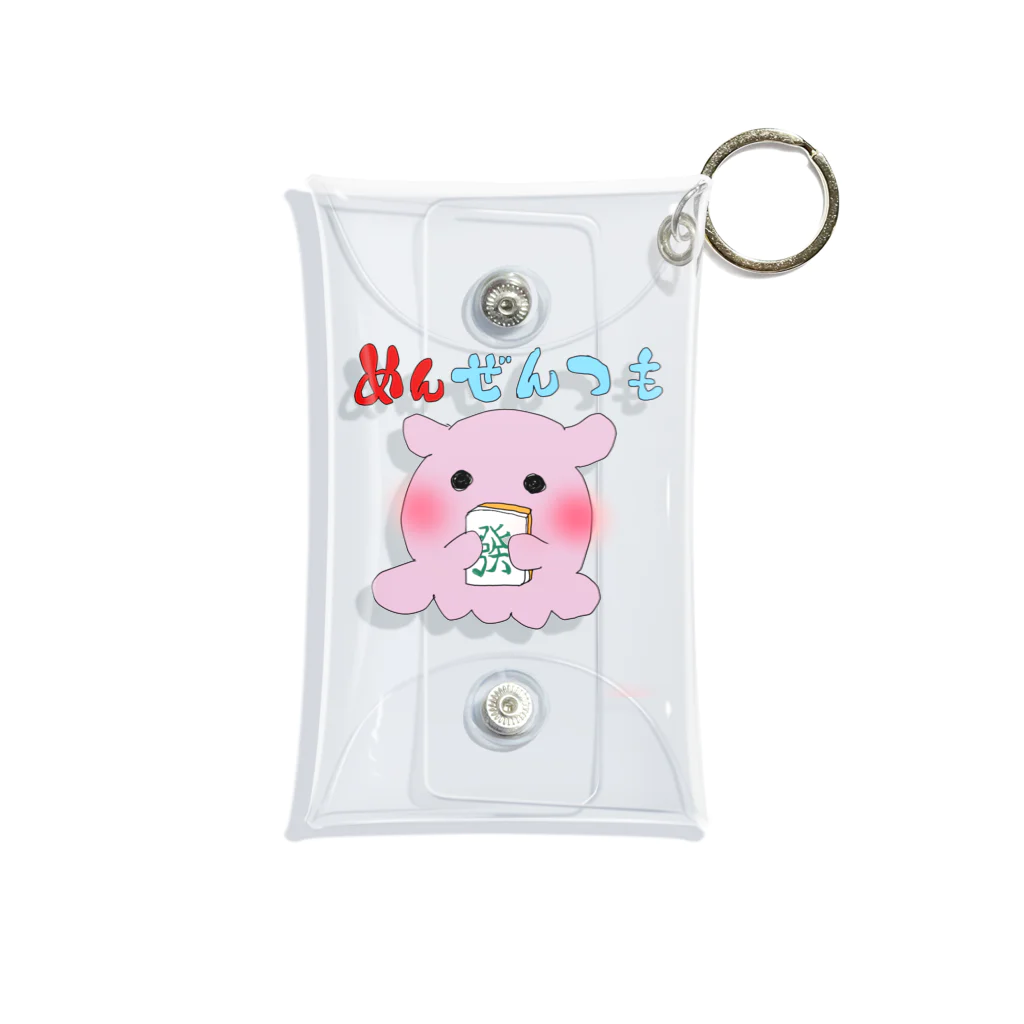 神風製作所/一条いろはのめんだこのめんちゃん(めんぜんつも) Mini Clear Multipurpose Case