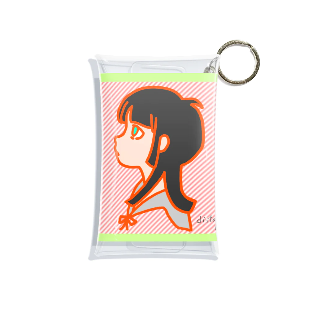 まりわのお店HOSHIYAの脳内✰オモイツキ✰のdistant look Mini Clear Multipurpose Case