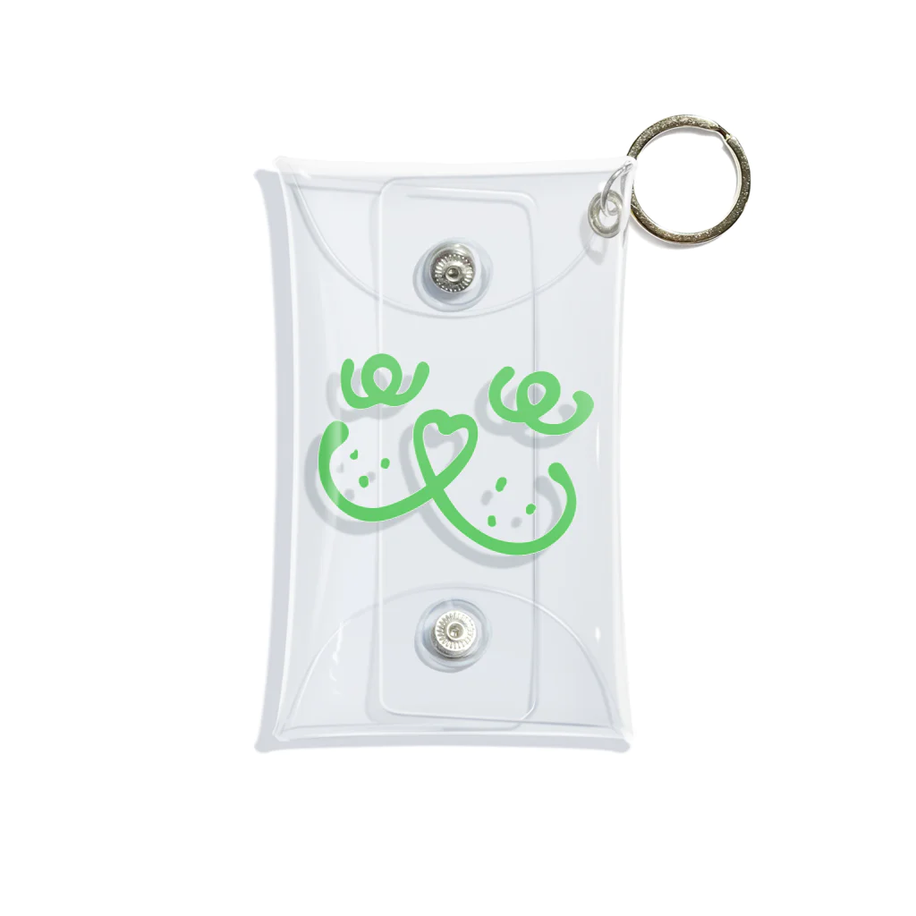 DOGECOのDOGECOの看板犬ぶる Mini Clear Multipurpose Case