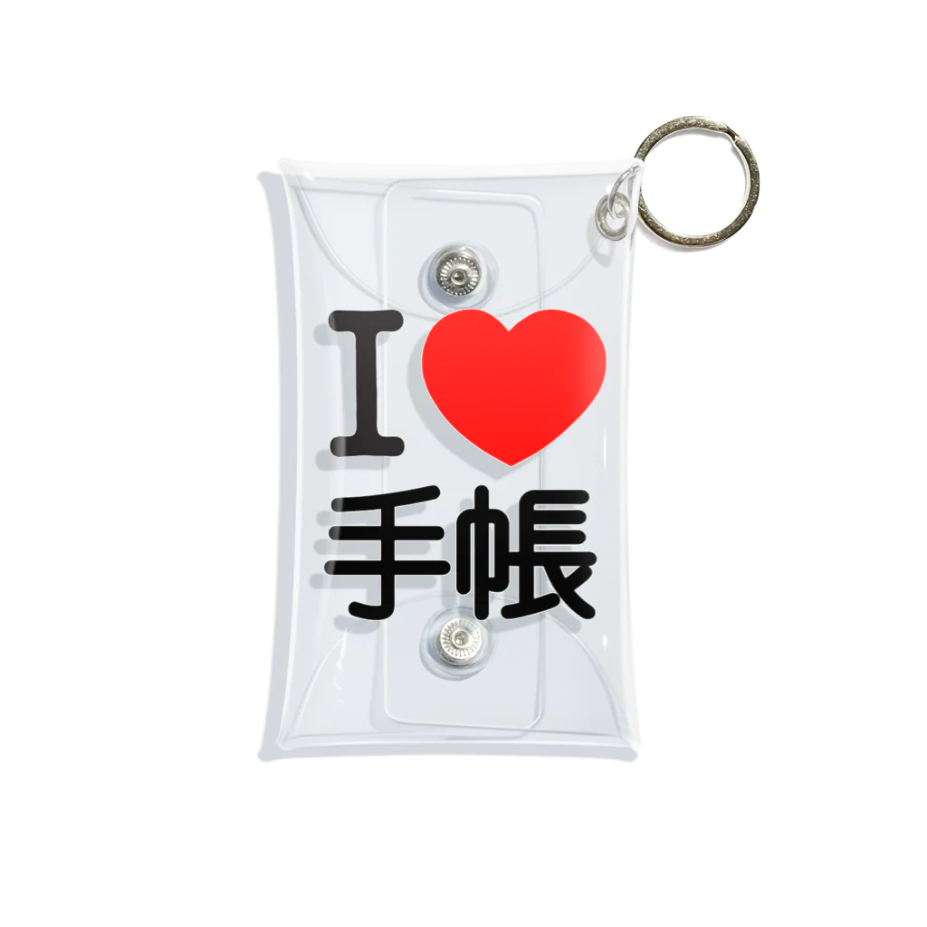 わたあめのすきなもの。のI love 手帳 Mini Clear Multipurpose Case