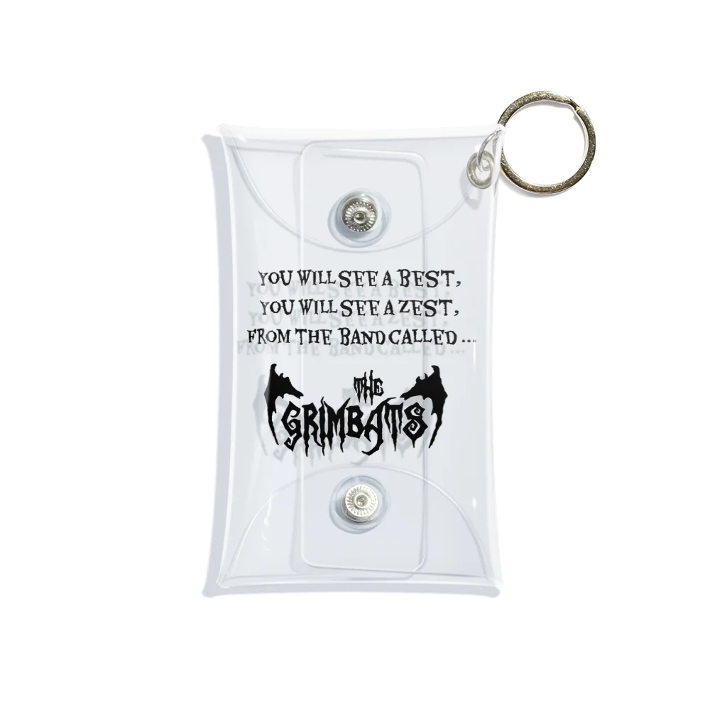 GRIMWORKSのTHE GRIMBATS logo-1 EX Black Mini Clear Multipurpose Case