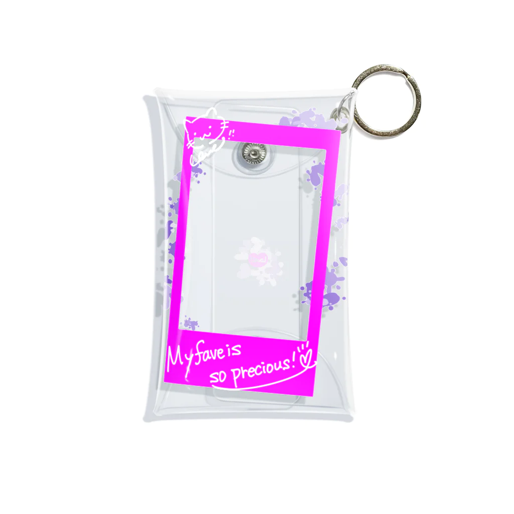 もぐもぐちゃっぴーの推しが尊い！ポラロイド風 Mini Clear Multipurpose Case