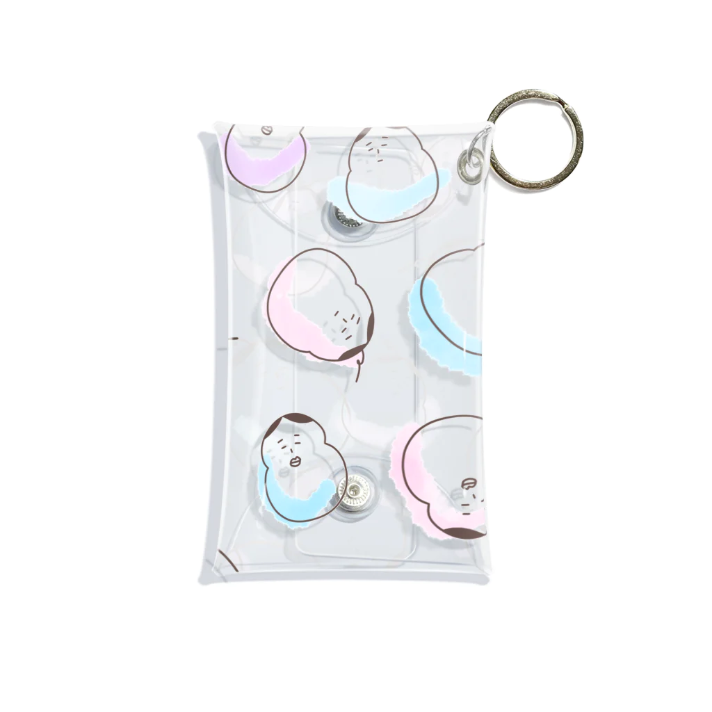 OH!KAME.のおかめちゃん.ver.2 Mini Clear Multipurpose Case