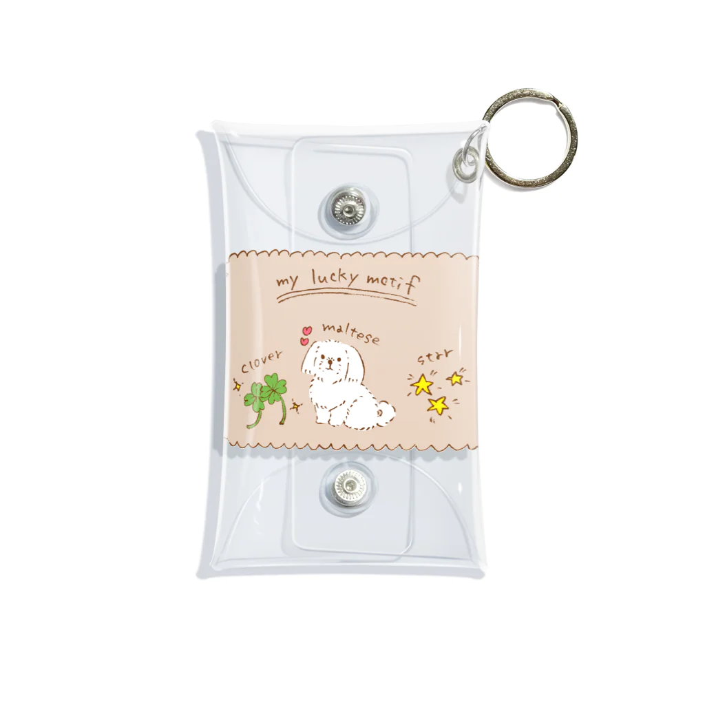 suzumaruのmy lucky motif Mini Clear Multipurpose Case