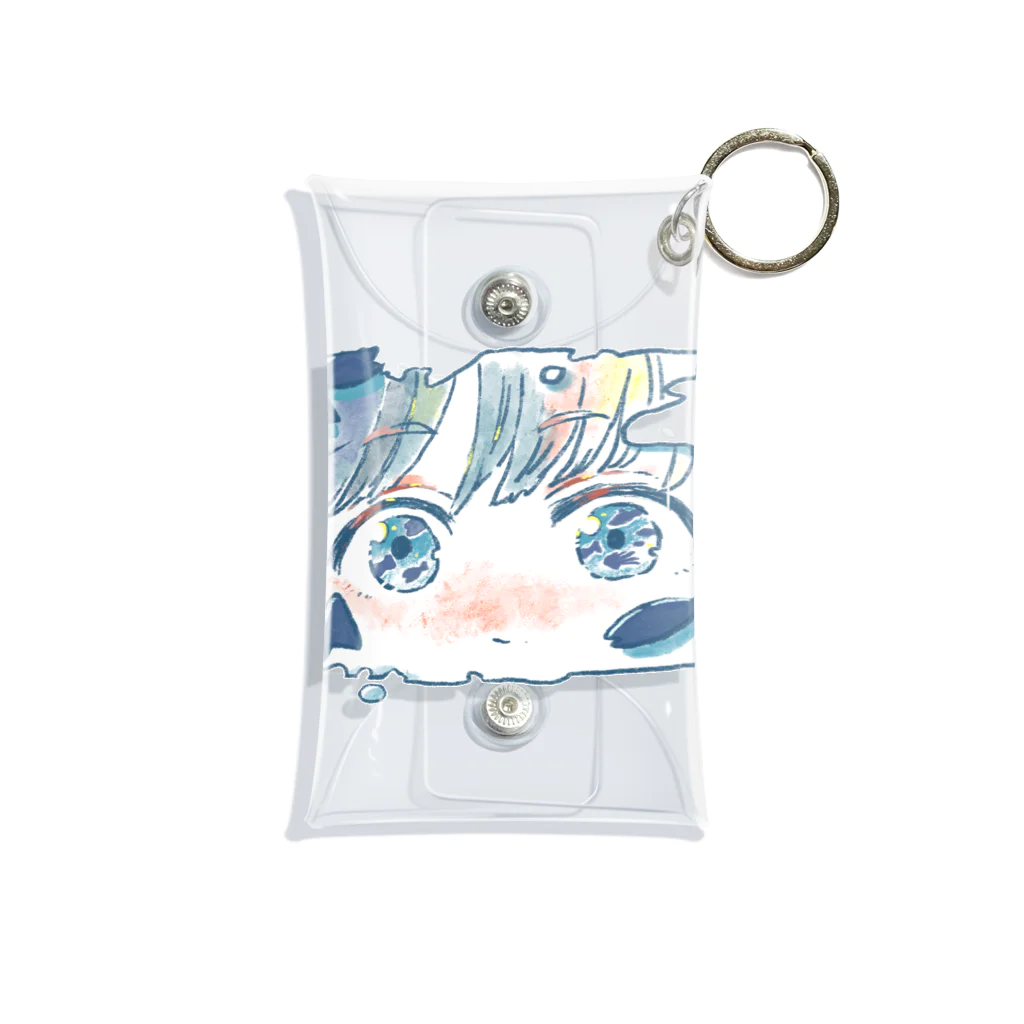 はやみん合唱団 織声の小さきもののおめめ（織声） Mini Clear Multipurpose Case