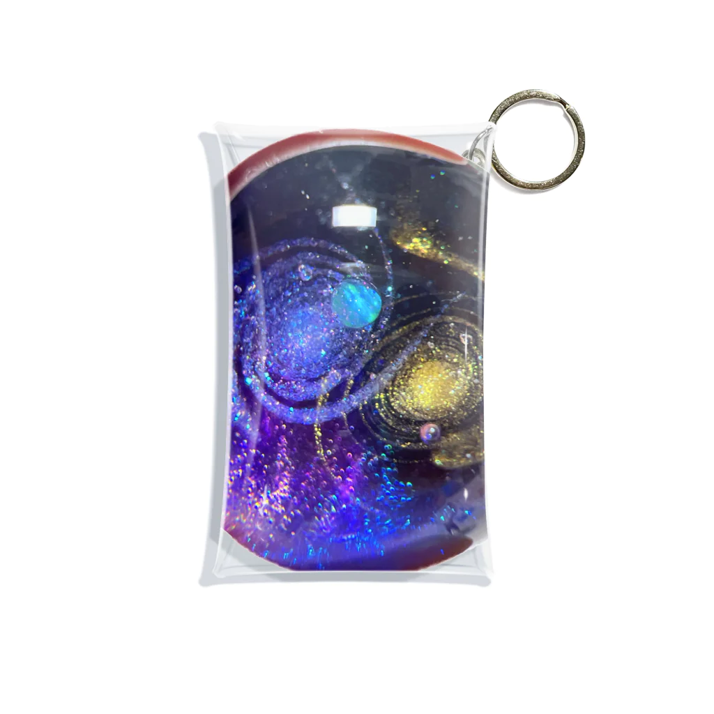 Ripples沖縄レジンアートの宇宙玉レジン Mini Clear Multipurpose Case