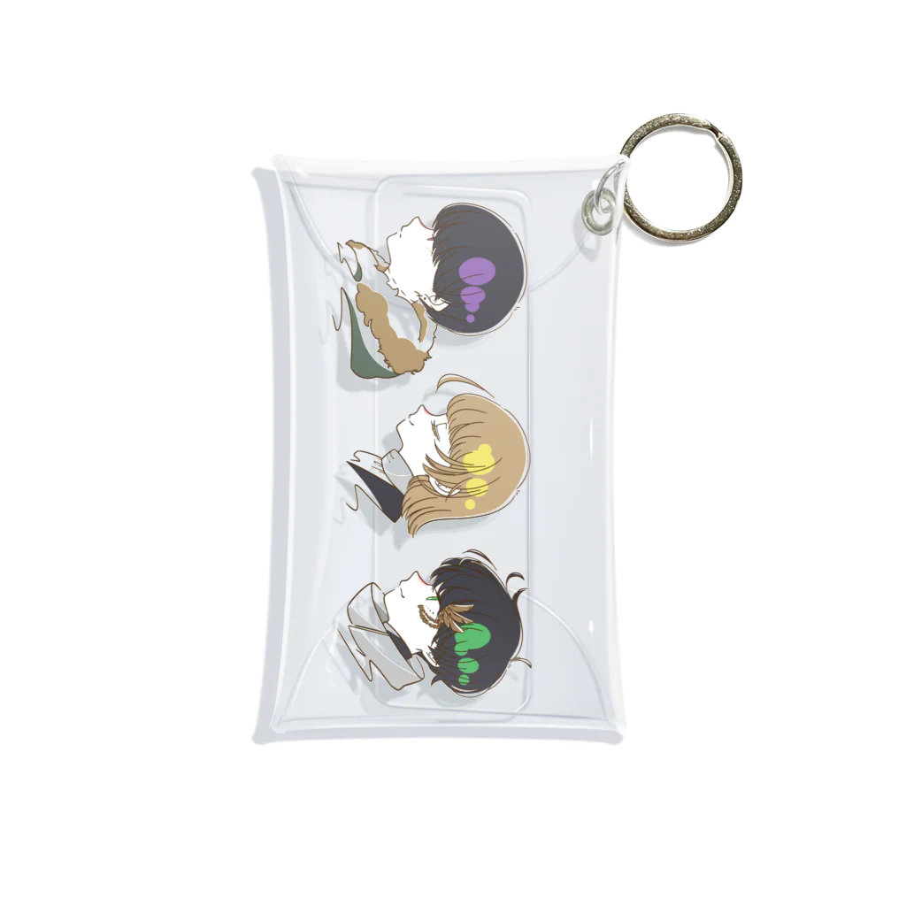 裏桜の3人組 Mini Clear Multipurpose Case