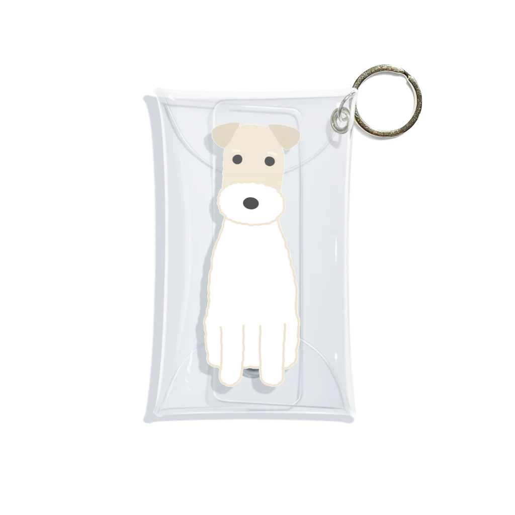 ゆいたっく／犬イラストのワイヤーフォックステリア2 Mini Clear Multipurpose Case