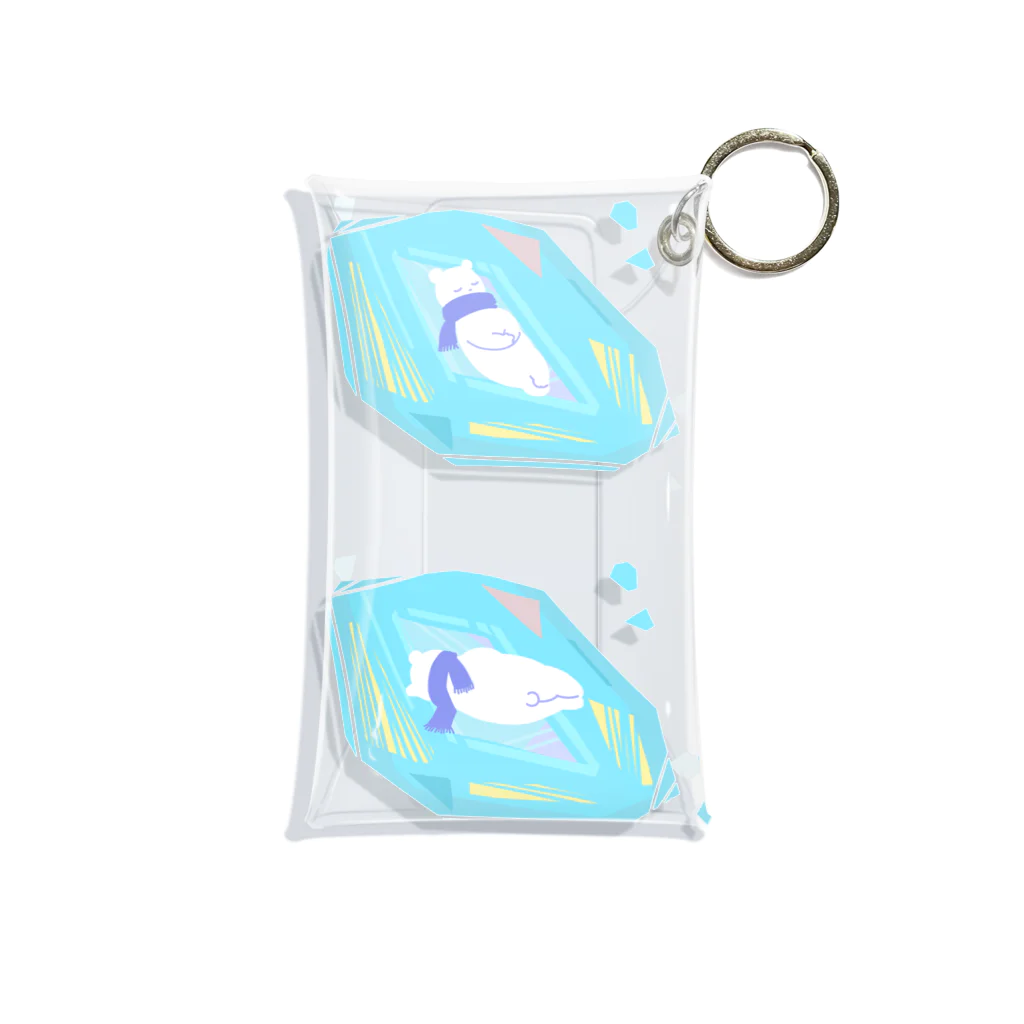 tokimekizaのねむねむシロクマ Mini Clear Multipurpose Case