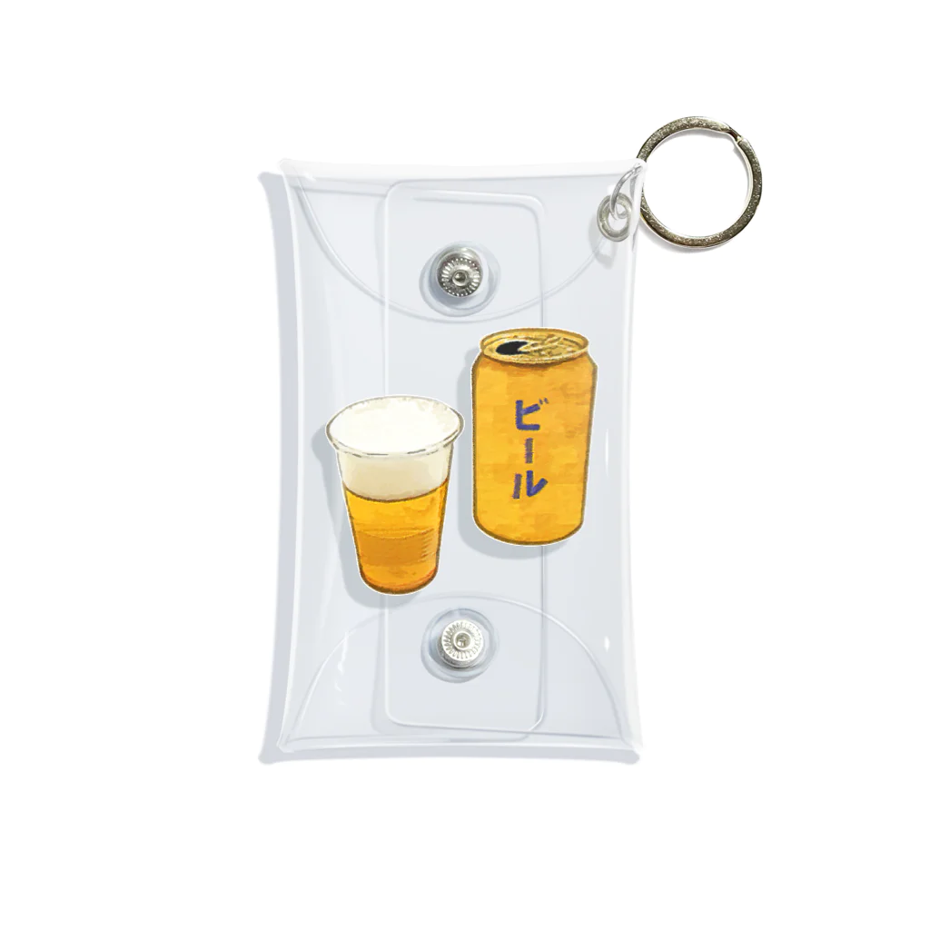 脂身通信Ｚの缶ビール_230325 Mini Clear Multipurpose Case