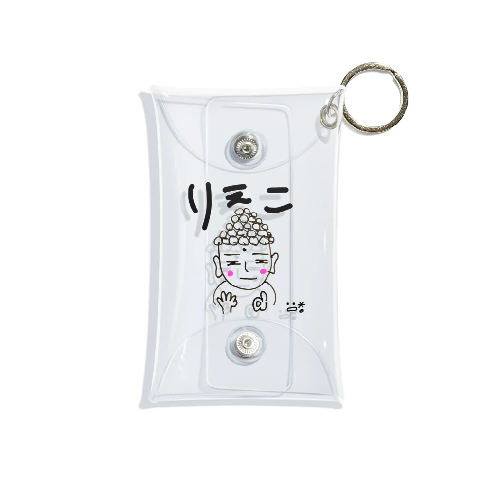 rie-pocochaのだいぶつ。くん Mini Clear Multipurpose Case