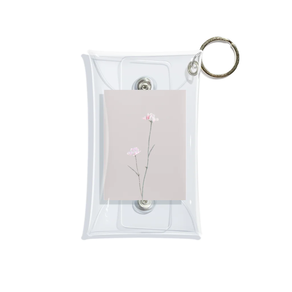 rilybiiのtwo pinkcarnation , sakura milk tea . Mini Clear Multipurpose Case