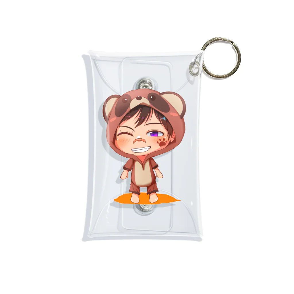 須戸コウ【腐男子ゲイvtuber】の須戸コウ_着ぐるみミニキャラVer Mini Clear Multipurpose Case