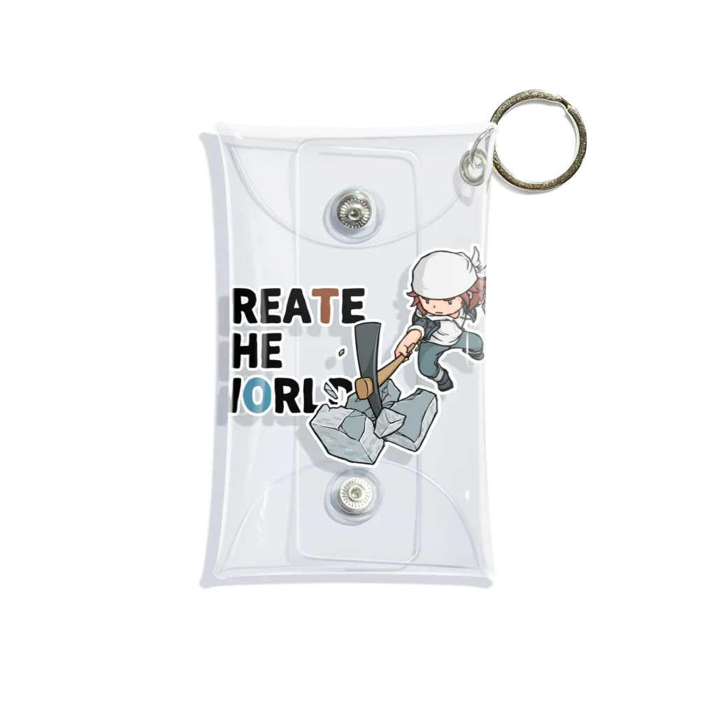 mocchi’s workshopのCREATE THE WORLD Mini Clear Multipurpose Case