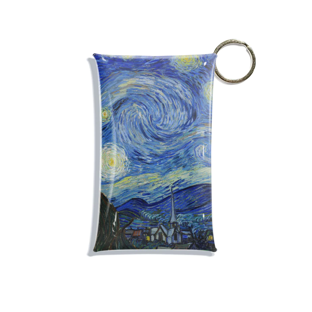 世界美術商店の星月夜 / The Starry Night Mini Clear Multipurpose Case