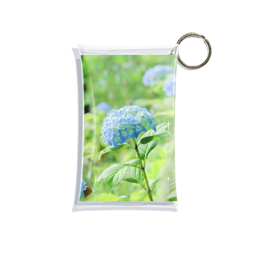 蛍石のhydrangeas Mini Clear Multipurpose Case