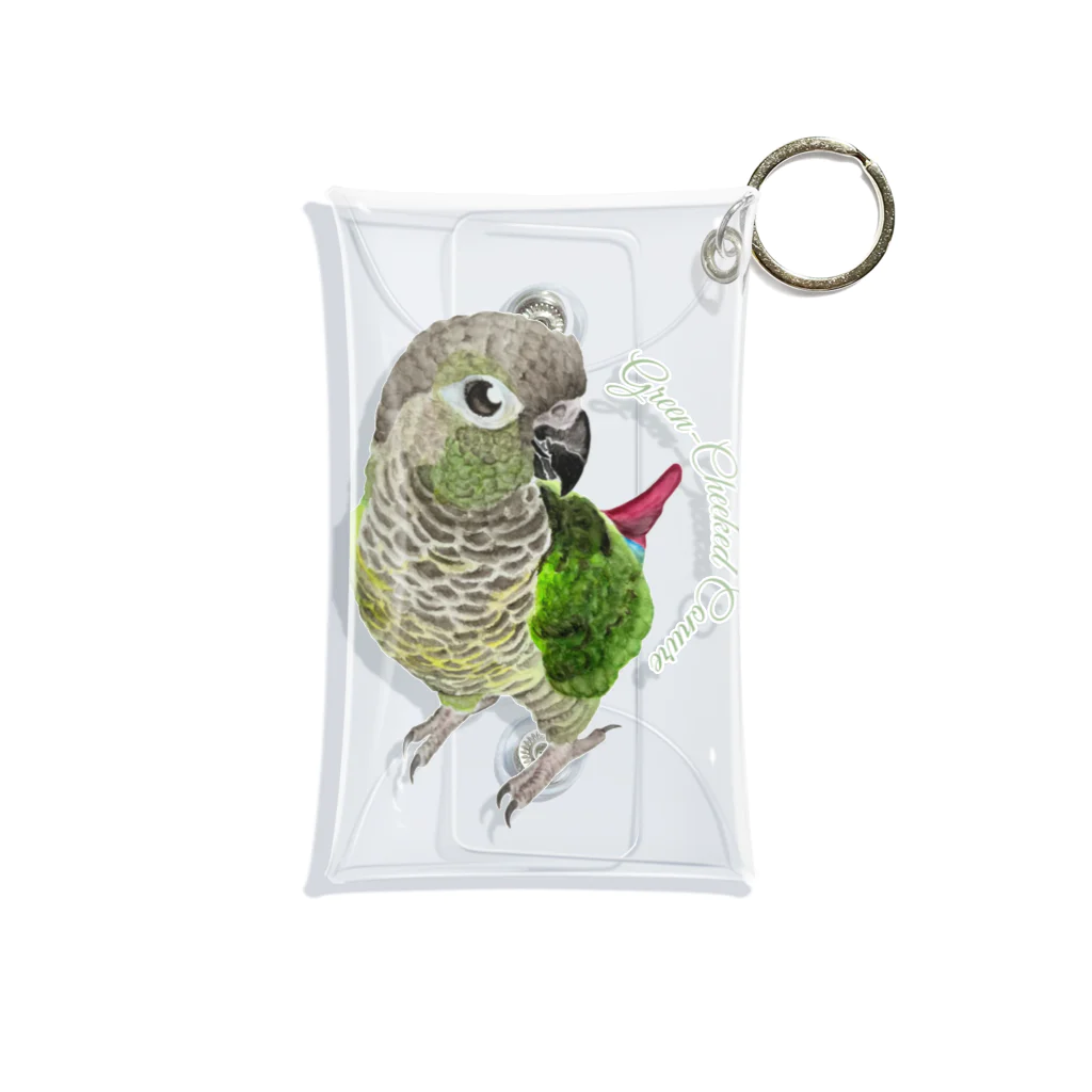 mariechan_koboの105 ウロコインコノーマル simple Mini Clear Multipurpose Case