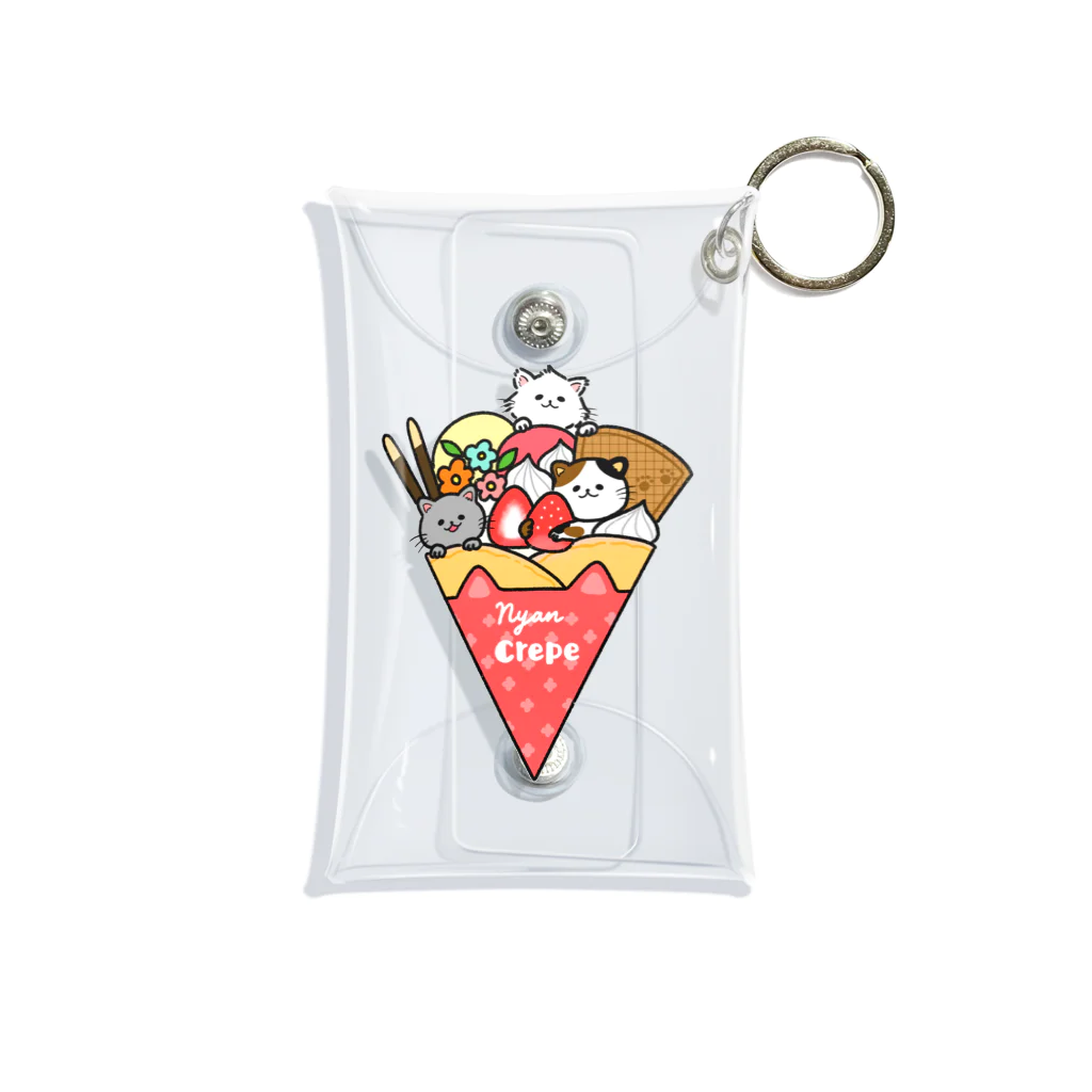 TAROPIのnyan crepe Mini Clear Multipurpose Case